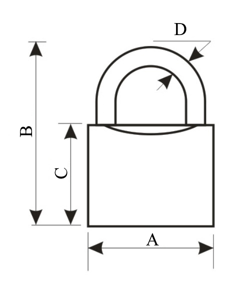 Замок навесной AЛЛЮР HG Замок навесной AЛЛЮР HG