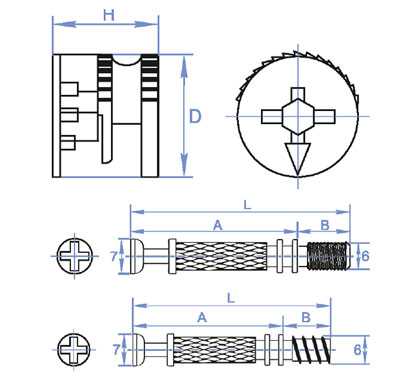 Стяжка эксцентриковая Стяжка эксцентриковая