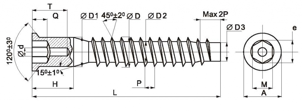 конфирмат чертеж конфирмат чертеж