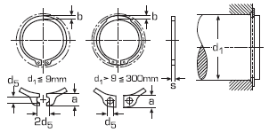 Кольцо стопорное на вал din 471 чертеж Кольцо стопорное на вал din 471 чертеж